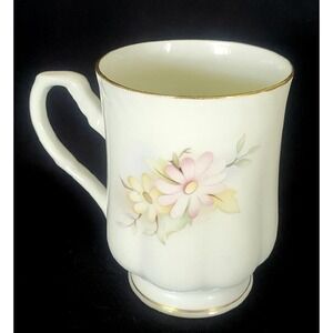 Bone China Mug Pink Flowers in Bloom - Shanti India